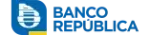 Banko republico uruguya logo